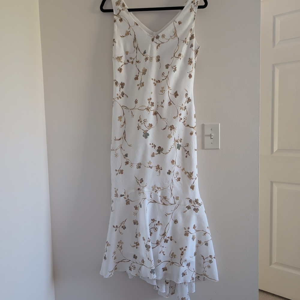 3/$30 Floral White Dress